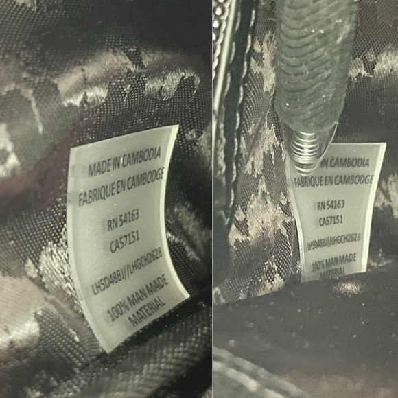 Karl Lagerfeld Paris Maybelle Satchel Multicolor Handle Crossbody Strap Bag (OY) - Picture 8 of 14